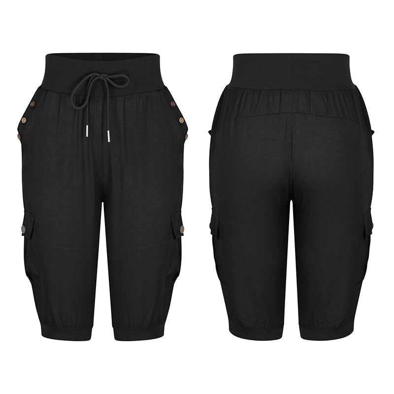 Pantalon Cargo à Cordon de Serrage pour Femmes