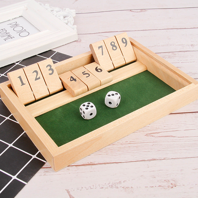 Shut The Box Spel - Leuk Wiskundig Tafelspel voor Volwassenen & Kinderen