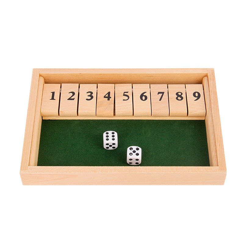 Shut The Box Spel - Leuk Wiskundig Tafelspel voor Volwassenen & Kinderen