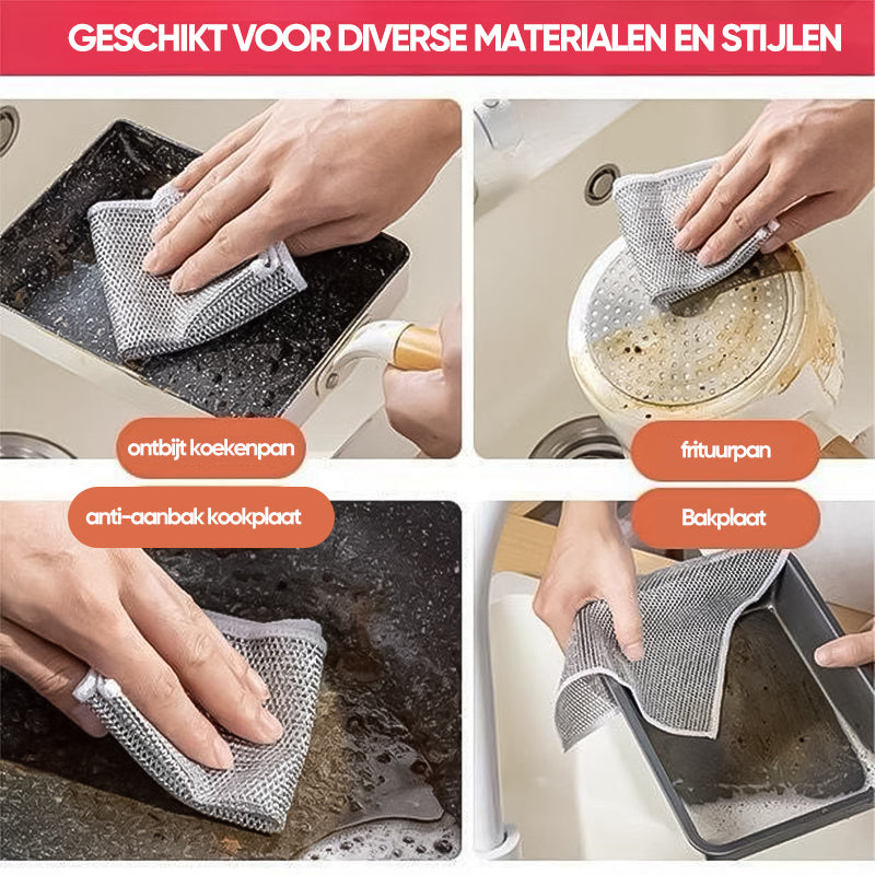 Verdikte magische schoonmaakdoek