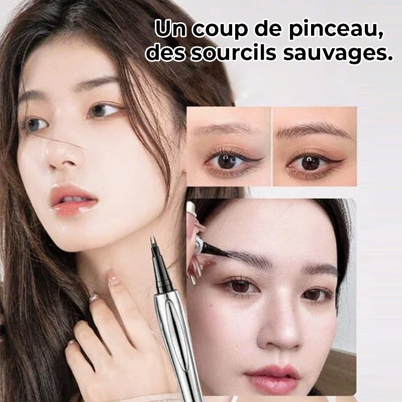 Crayon à pointe microfourchette Crayon à sourcils waterproof longue durée