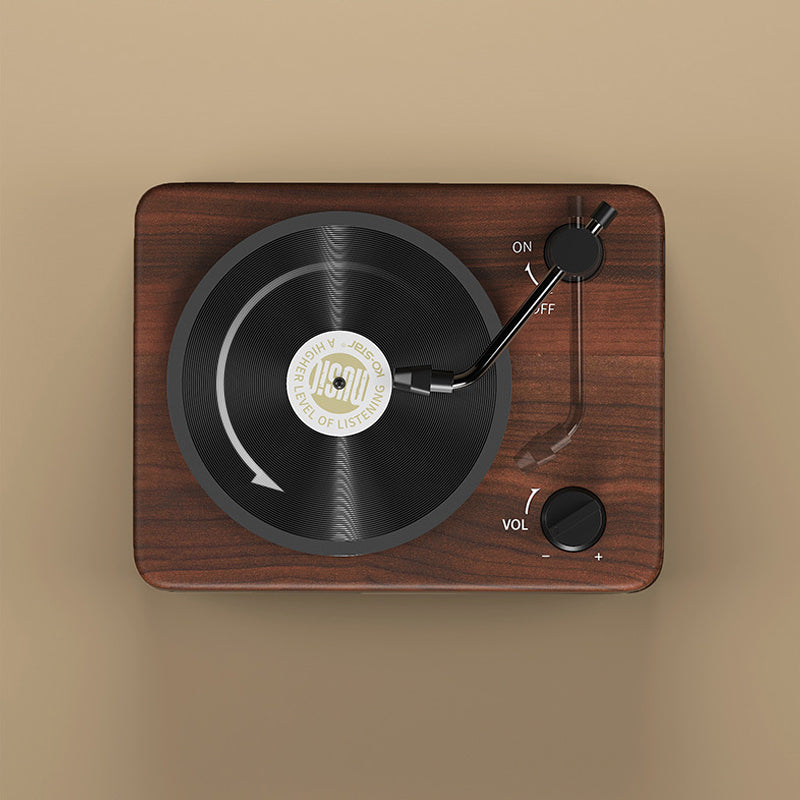 Retro houten bluetooth speaker