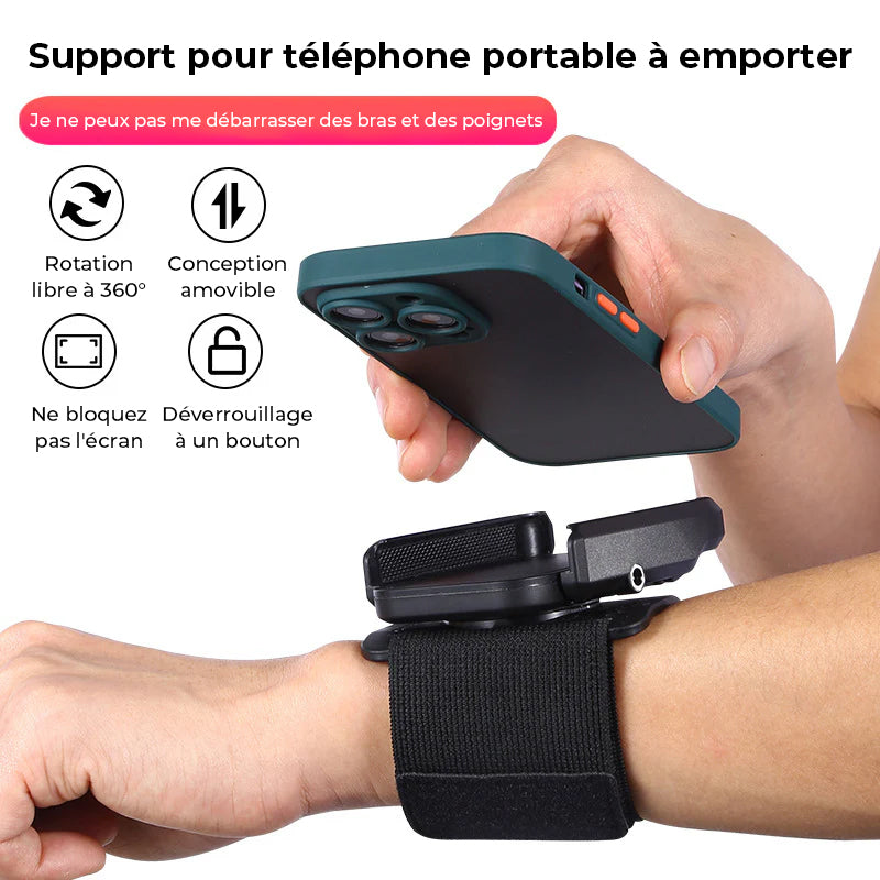 Support de téléphone au poignet