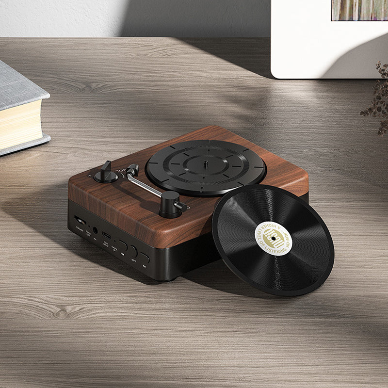 Retro houten bluetooth speaker