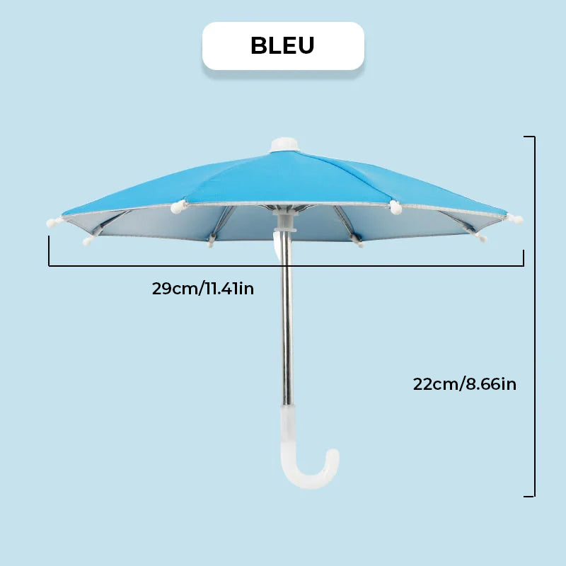 Support à ventouse pour parapluie de téléphone pour le soleil