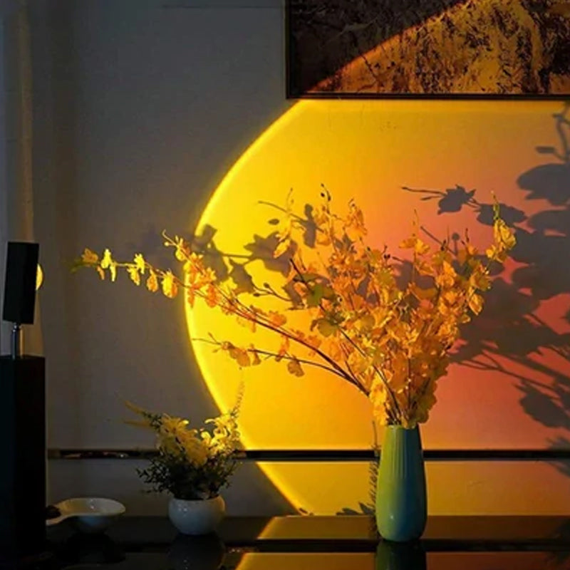 La lampe du coucher de soleil