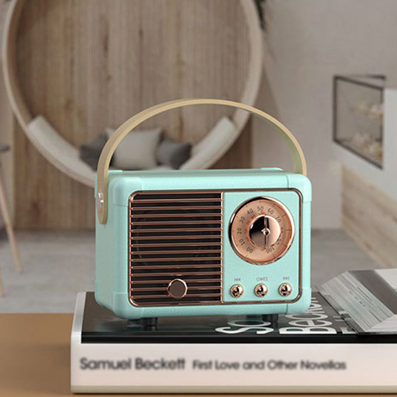 Haut-parleur Bluetooth en forme de radio