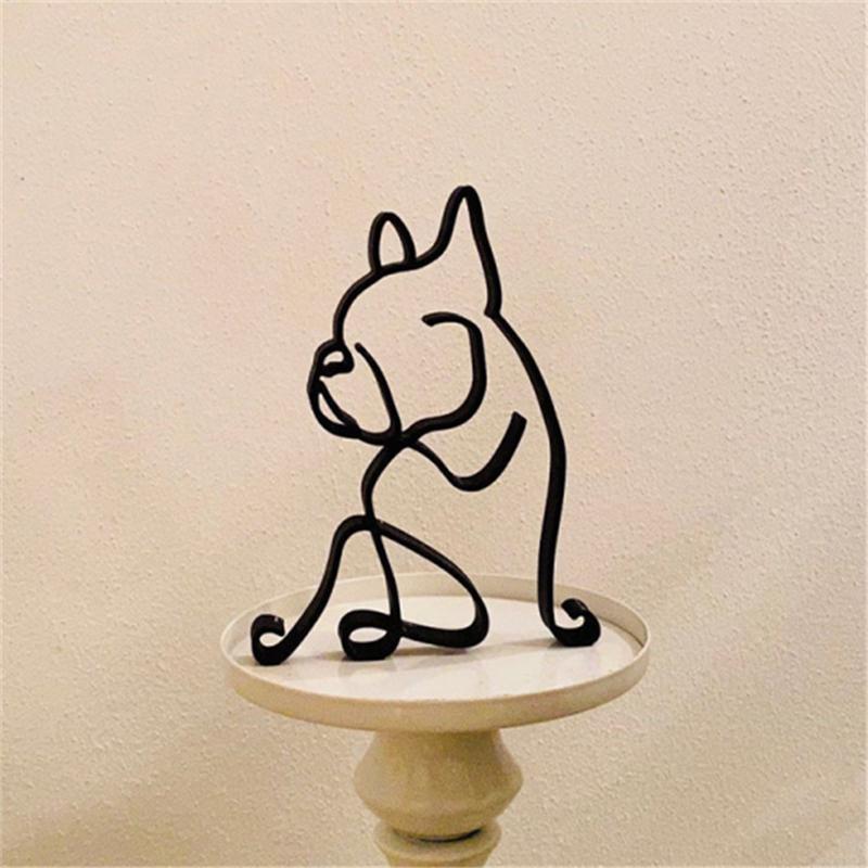 Dog Minimalist Art Sculpture