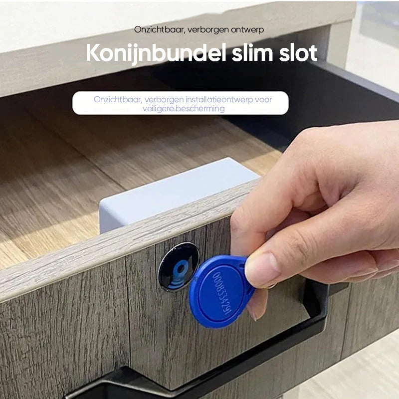 Elektronisch kastslot DIY voor houten ladekasten