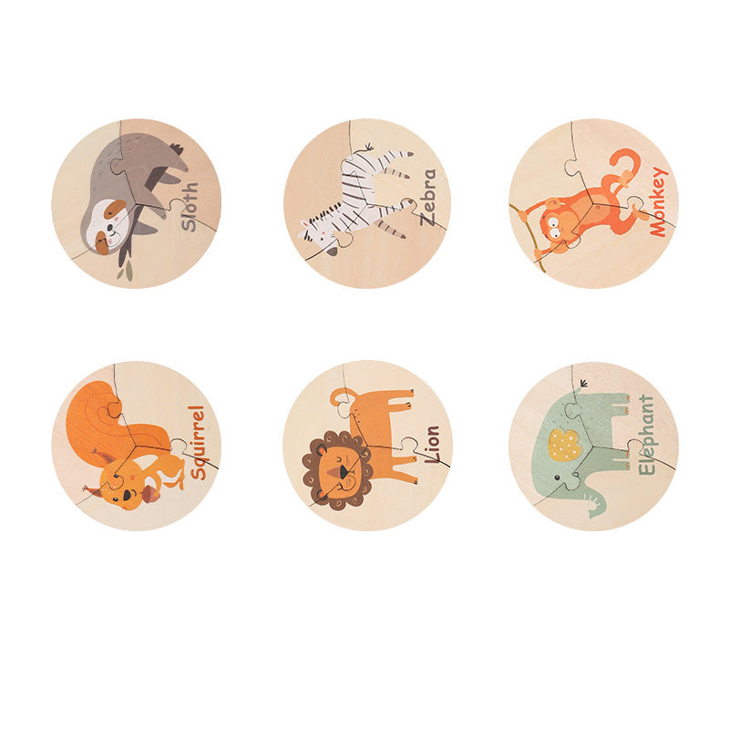 Puzzles en bois Jouets sensoriels pour enfants en bas âge