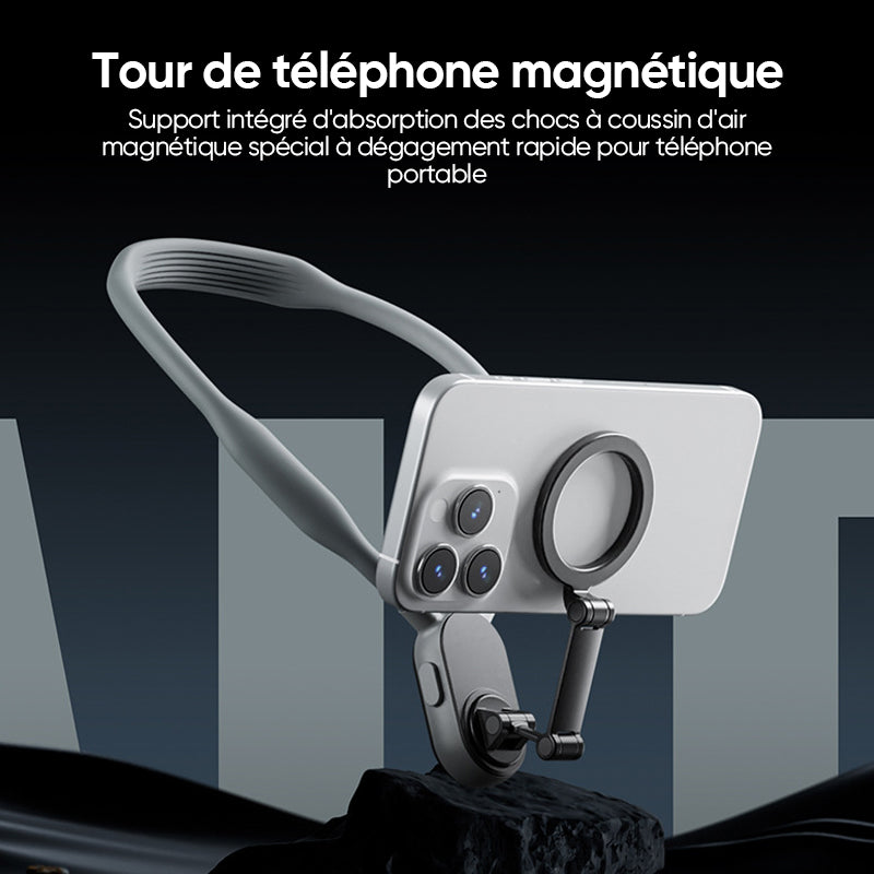 Support de cou magnétique pour téléphones