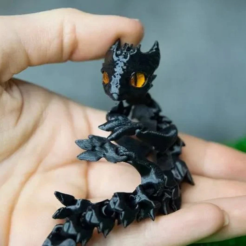 3D-geprinte kleine schattige draak