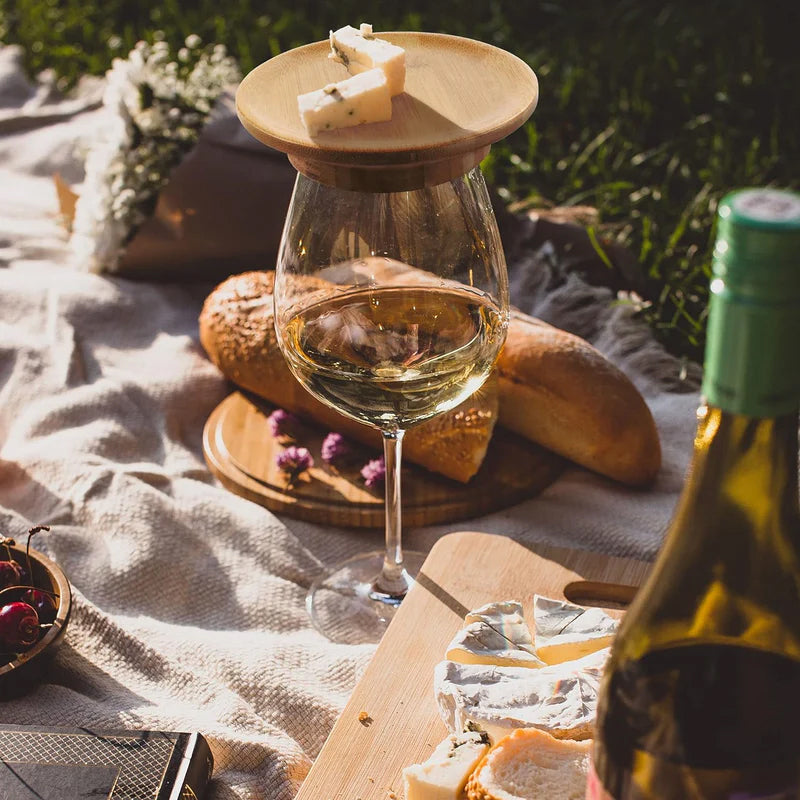 Verre à vin pour garniture de charcuterie