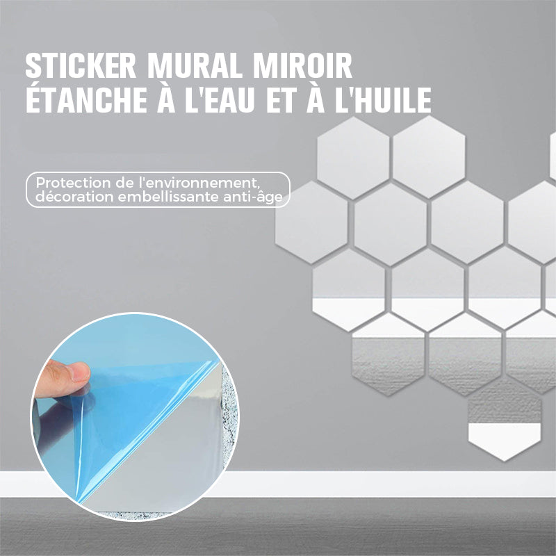 Autocollant Miroir Murale