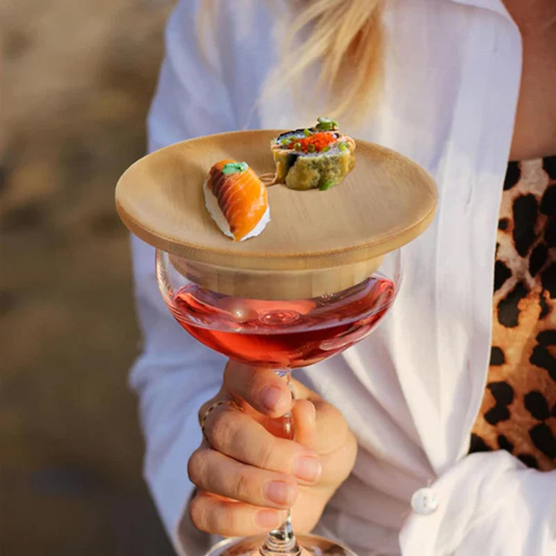 Verre à vin pour garniture de charcuterie