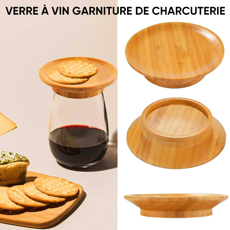 Verre à vin pour garniture de charcuterie