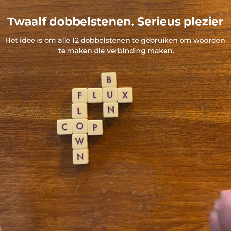 Het kruiswoordraadsel Solitaire spel