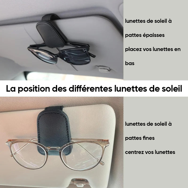 Supports de lunettes de soleil pour pare-soleil de voiture