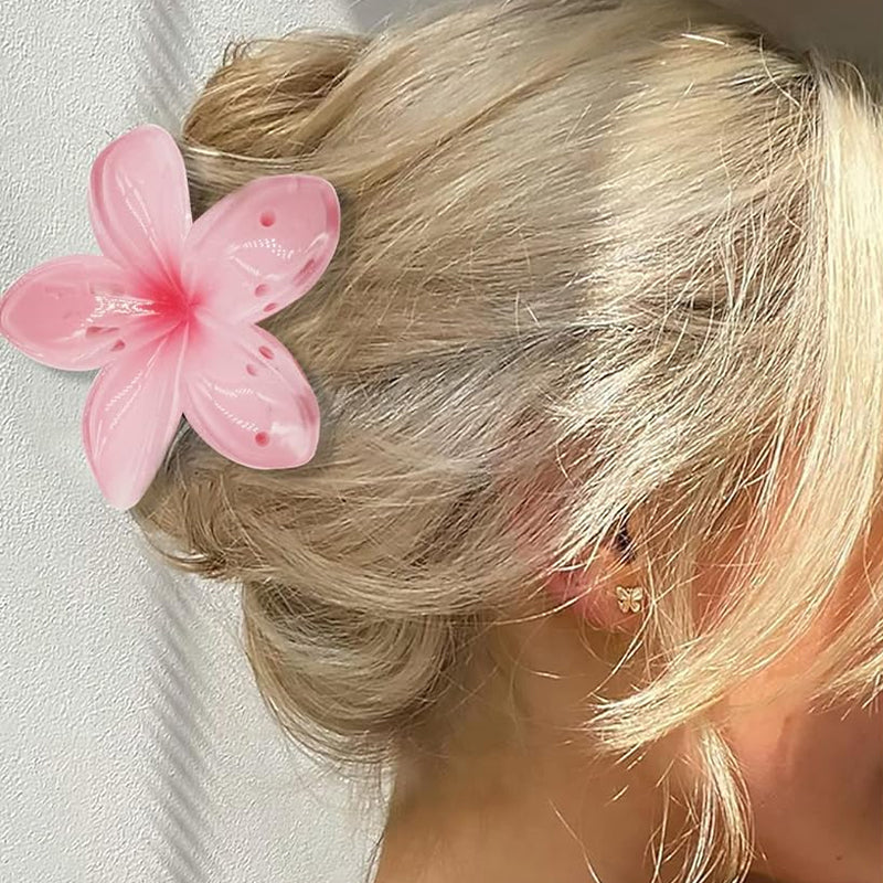 Barrette à cheveux fleur d'oeuf