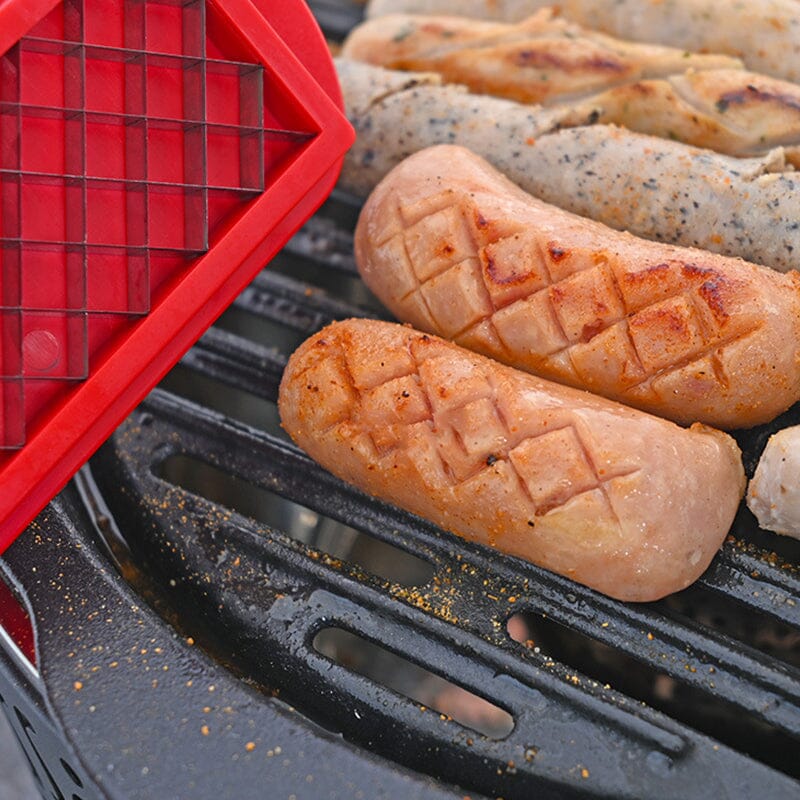 Trancheuse à hot-dogs à fentes parfaites entrecroisées