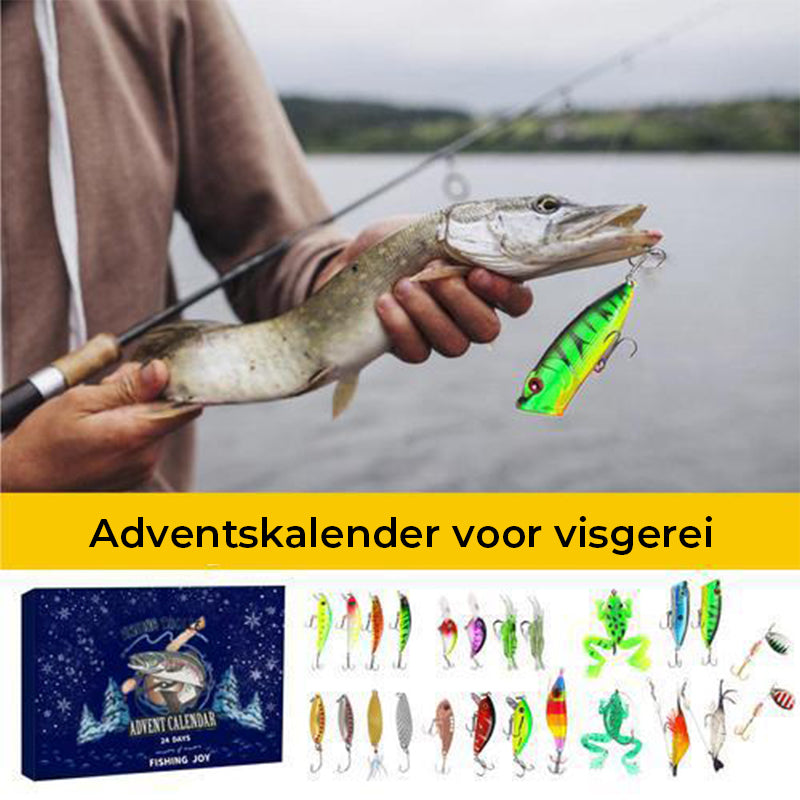 Voorverkoop>>24 Dagen Kerstmis Aftellen Vis Tackle Set