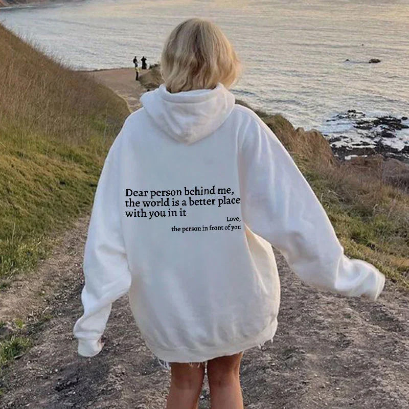 Sweat-shirt « Dear Person Behind Me »