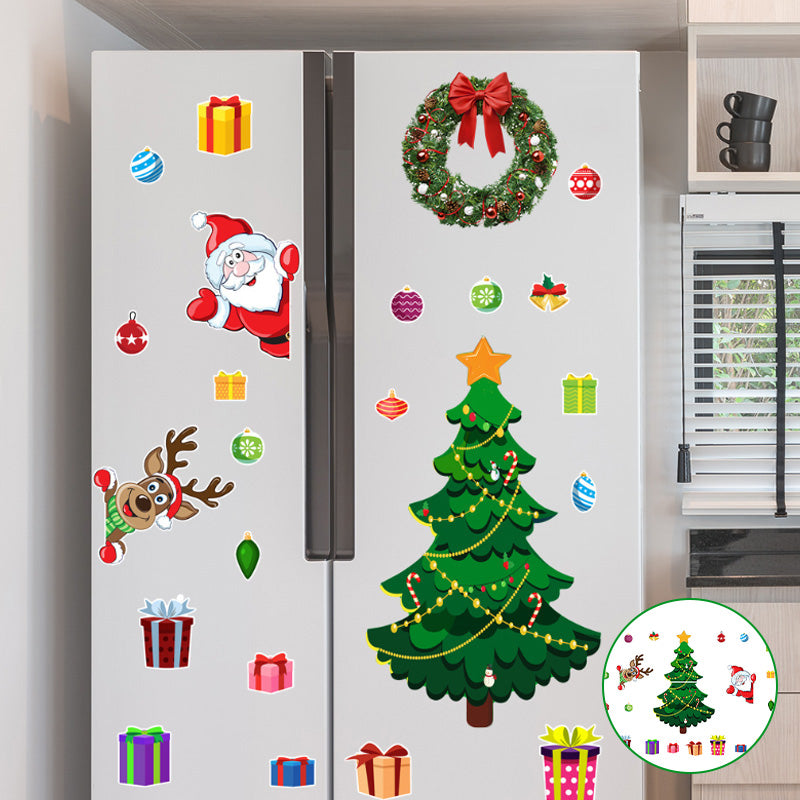 Magnetische stickers met kerstthema