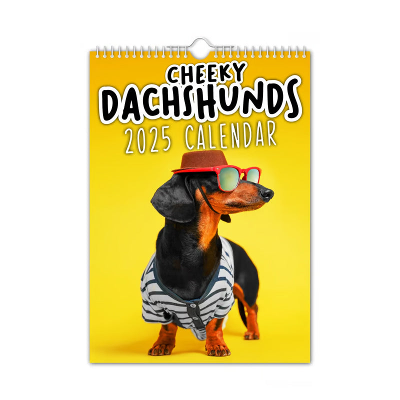 Cheeky Dachshunds - Wandkalender 2025