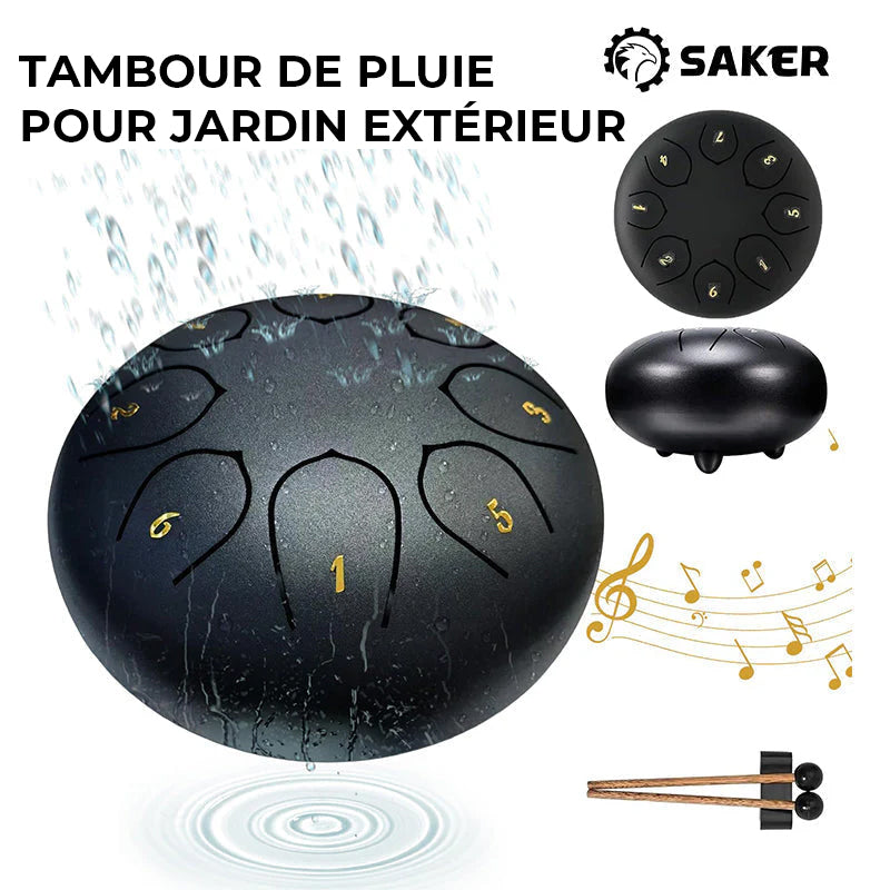 Tambour de pluie pour jardin extérieur avec The Fingerstalls (partition anglaise)