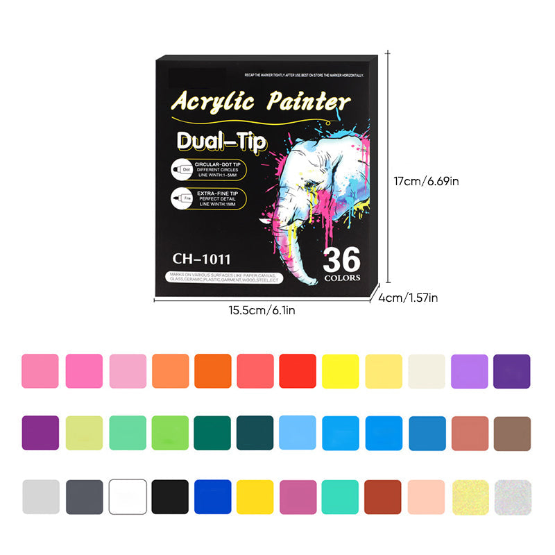 Acrylverfmarker (12PCS/24PCS/36PCS)