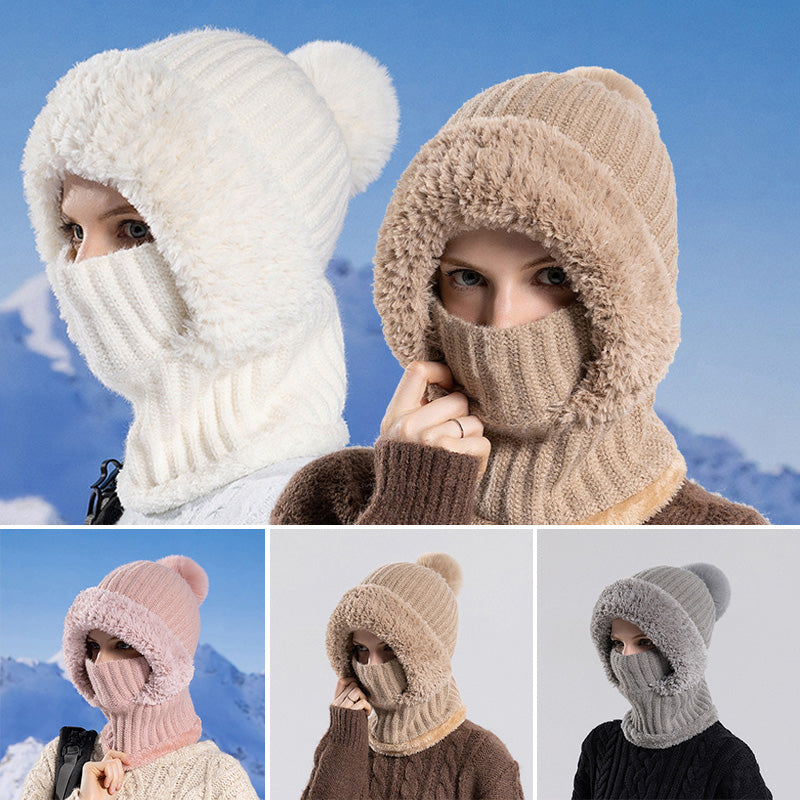 Bonnet tricoté pour femme en automne et en hiver