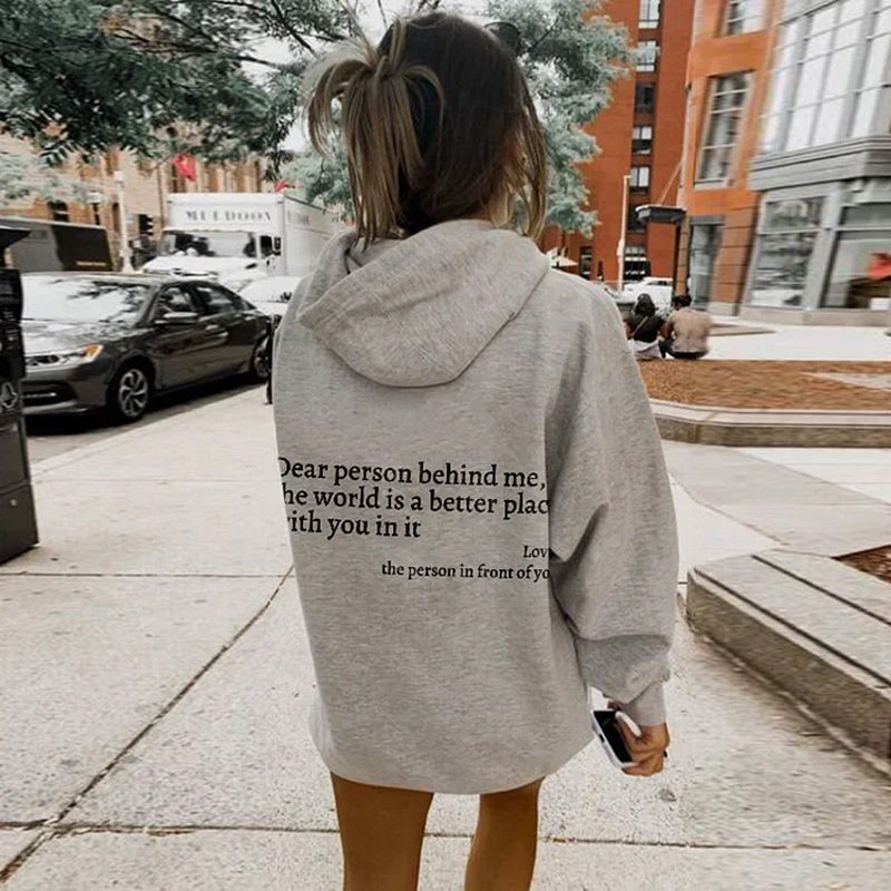 Sweat-shirt « Dear Person Behind Me »