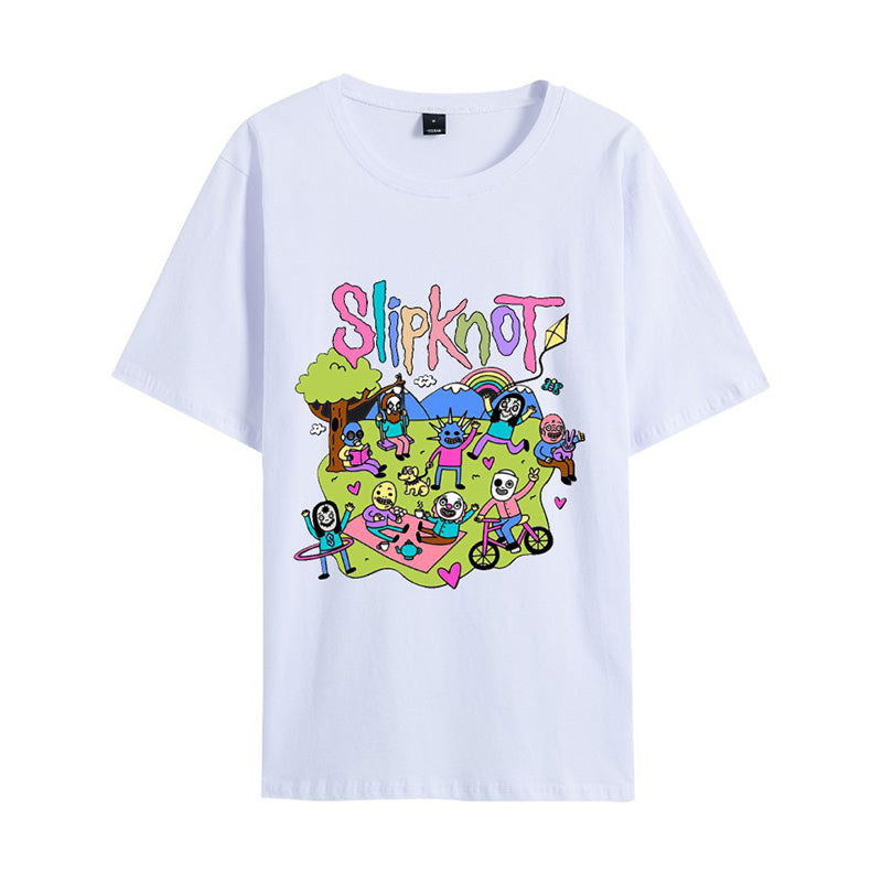 T-shirt Slipknot Joyeux temps en jouant ensemble