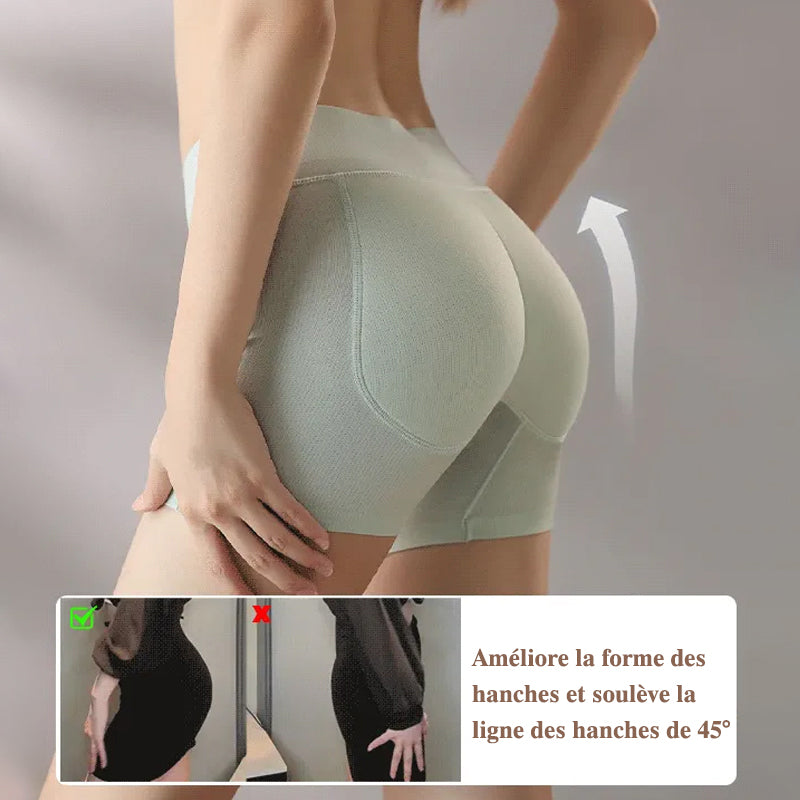 Sous-vêtements à angle carré en latex pour fausses fesses