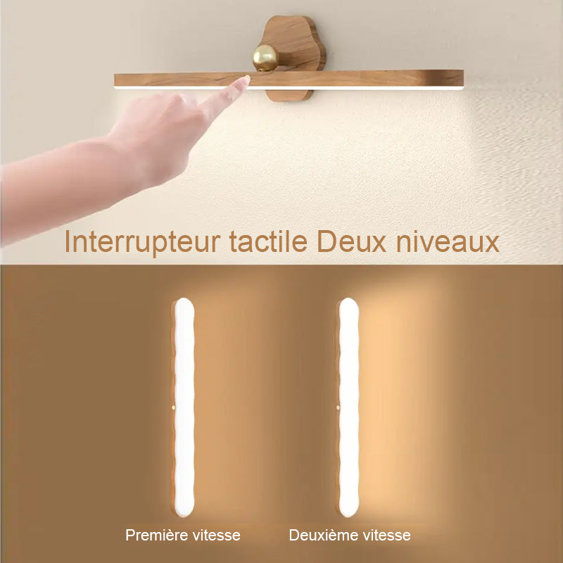 Lumière rechargeable pour miroir de maquillage