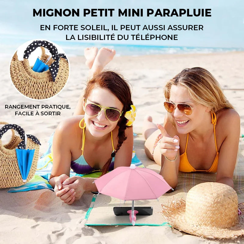 Support à ventouse pour parapluie de téléphone pour le soleil