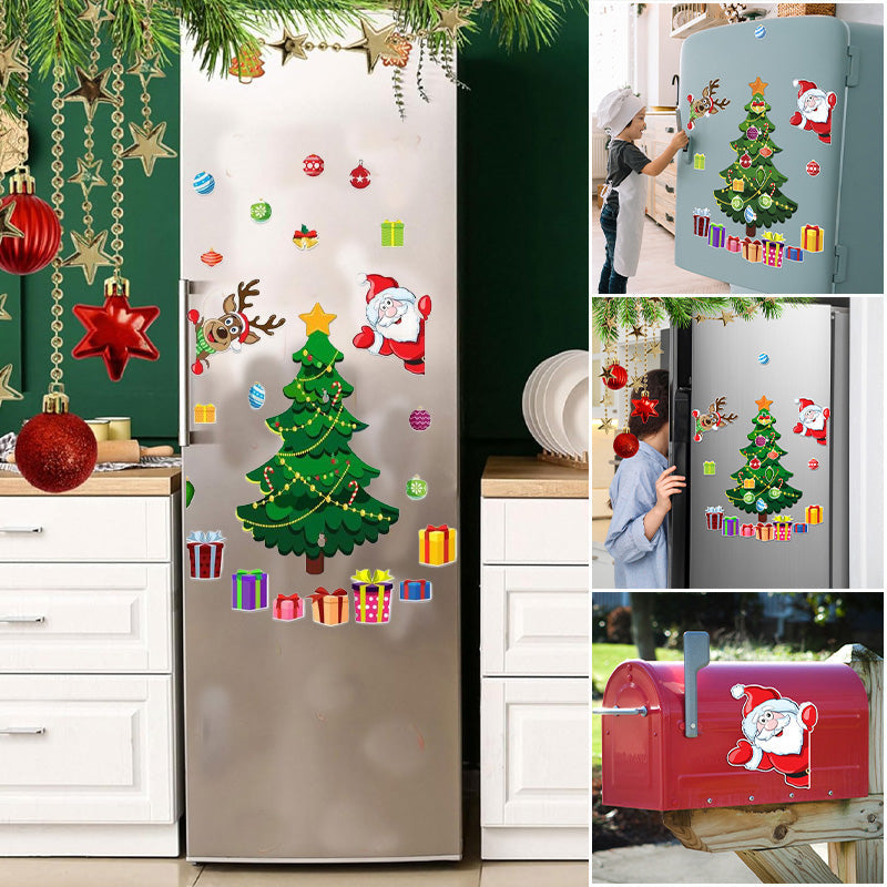 Magnetische stickers met kerstthema