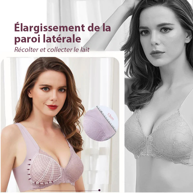 Soutien-gorge boutonné sur le devant sans couture