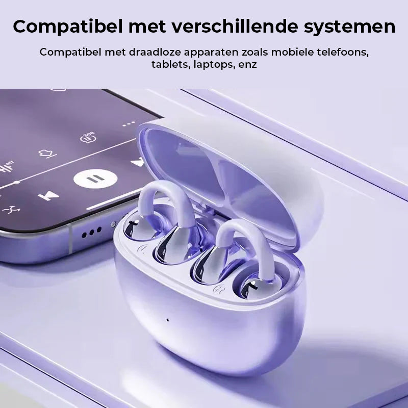 ✨AI-vertaling Open Ear Clip Bluetooth-hoofdtelefoon