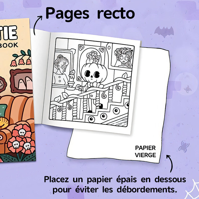 Spooky Cutie : Livre de coloriage pour adultes et adolescents