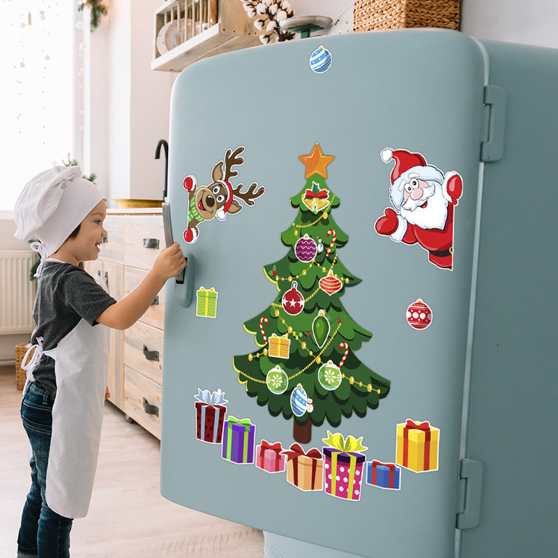 Magnetische stickers met kerstthema