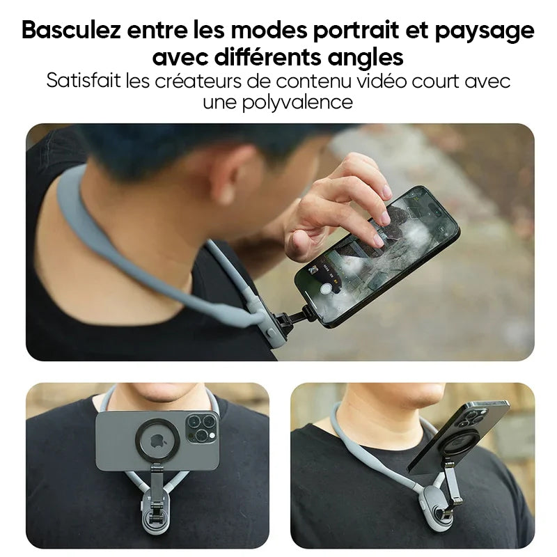 Support de cou magnétique pour téléphones