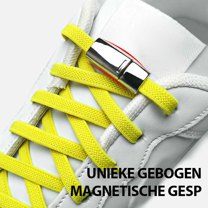 Magnetische luie schoenveter metalen gesp