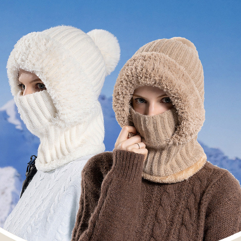 Bonnet tricoté pour femme en automne et en hiver