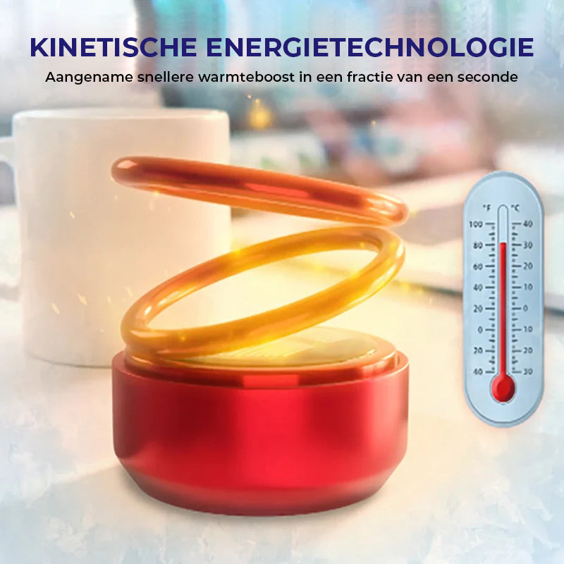 Draagbare kinetische moleculaire verwarmer