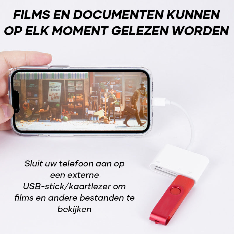 Alles-in-één mobiele kaartlezer