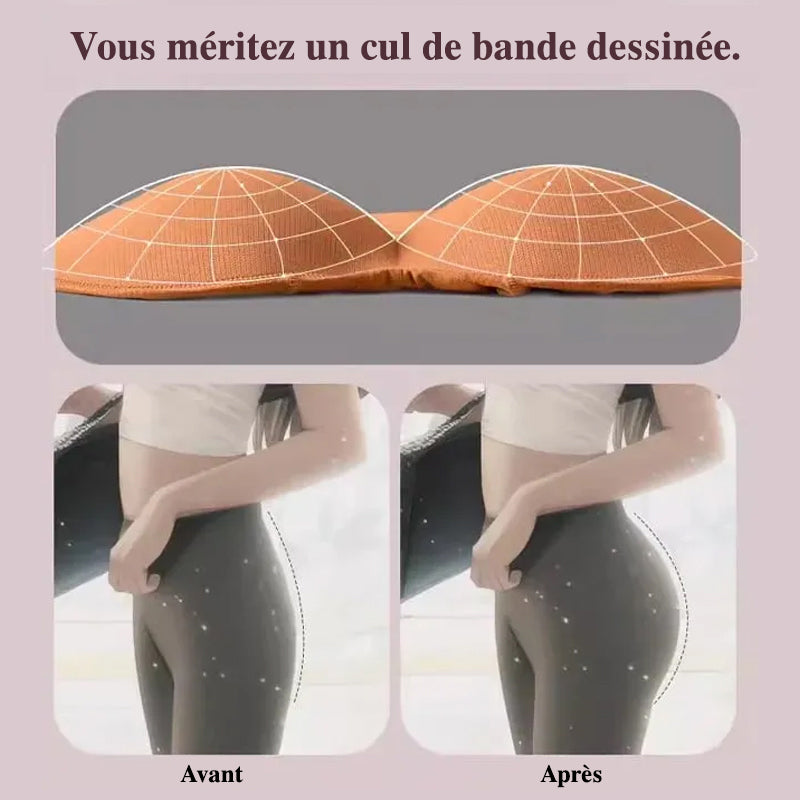 Sous-vêtements à angle carré en latex pour fausses fesses