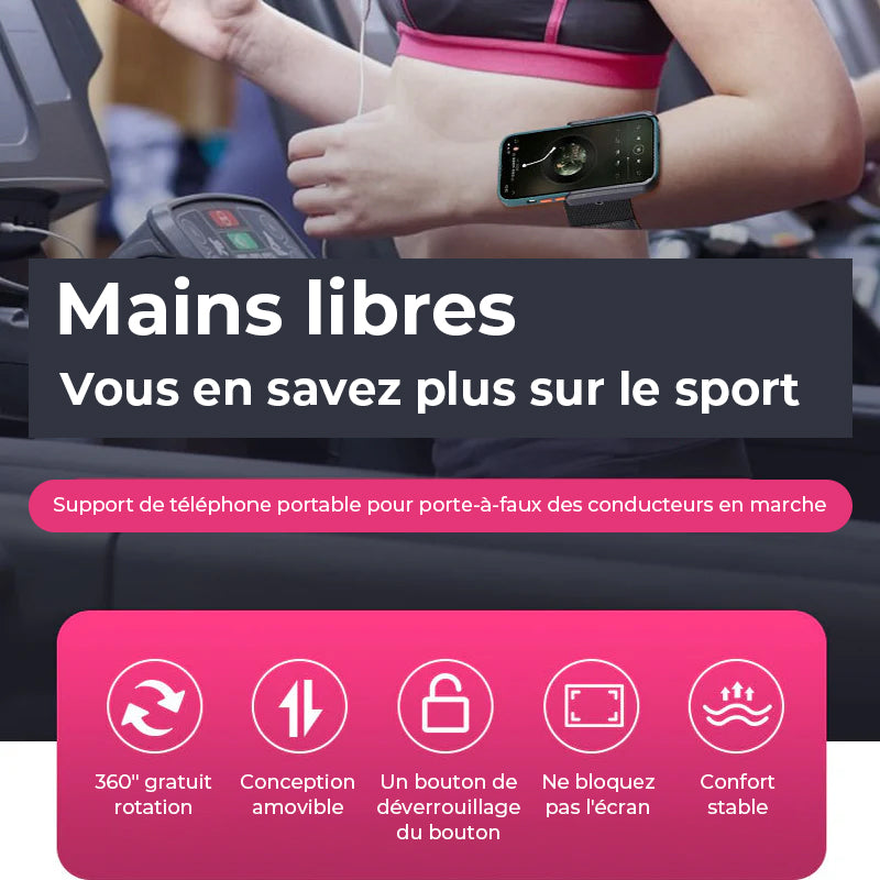 Support de téléphone au poignet