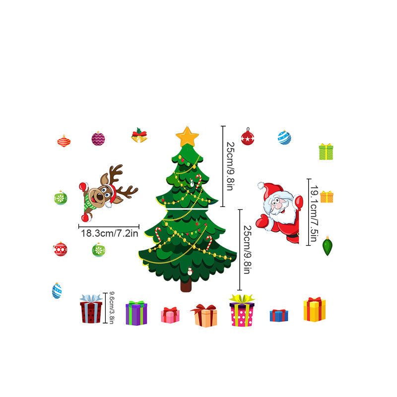 Magnetische stickers met kerstthema