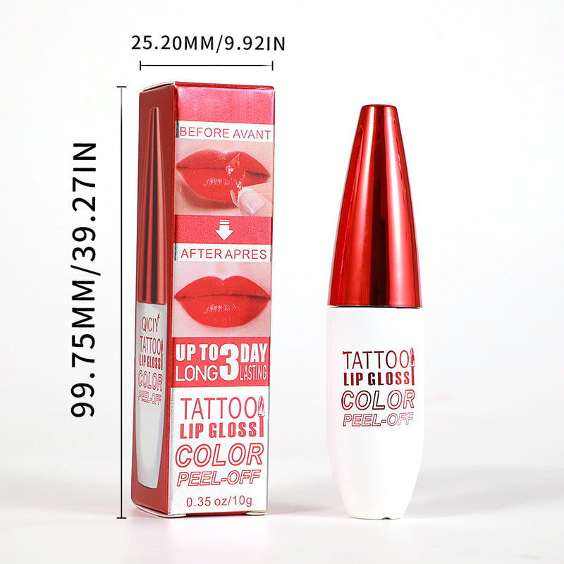 Peel-off lipgloss